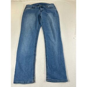 Natural Reflections Jeans Women 10A Blue Straight Leg Casual Classic Denim